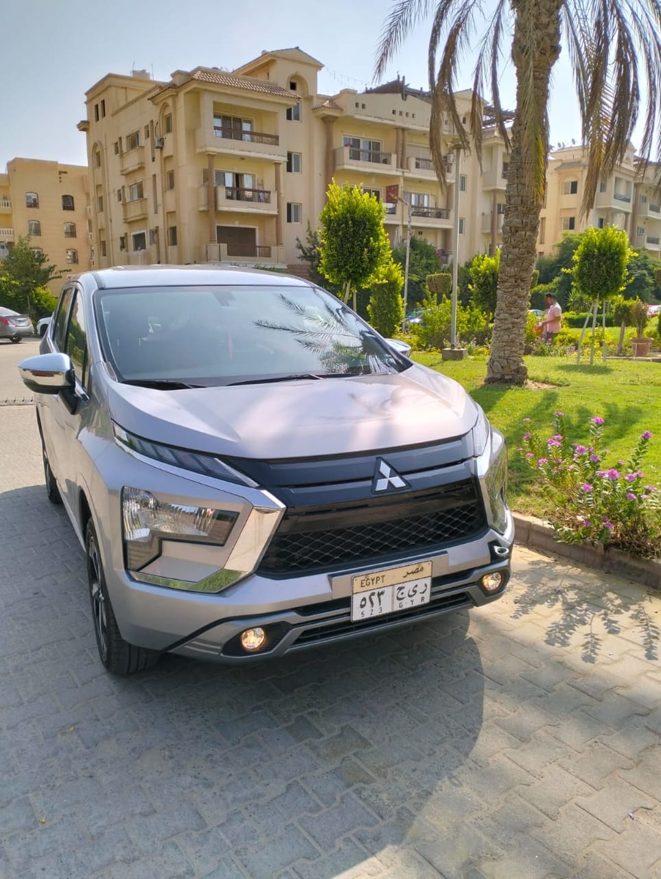 car with driver in Egypt