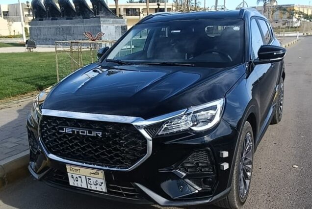 car with driver in Egypt