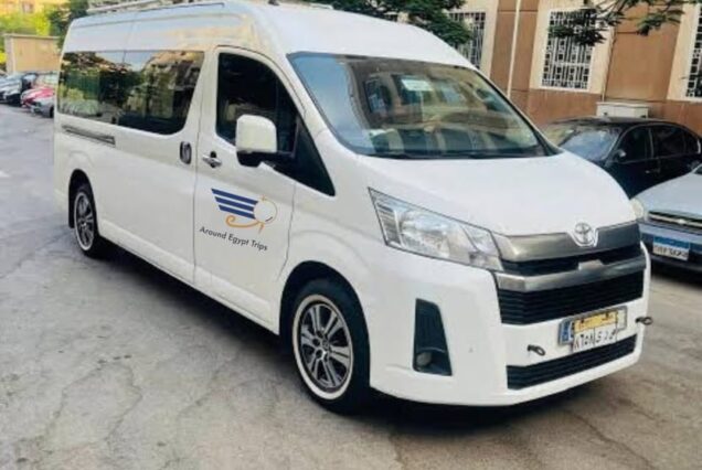 car with driver in Egypt