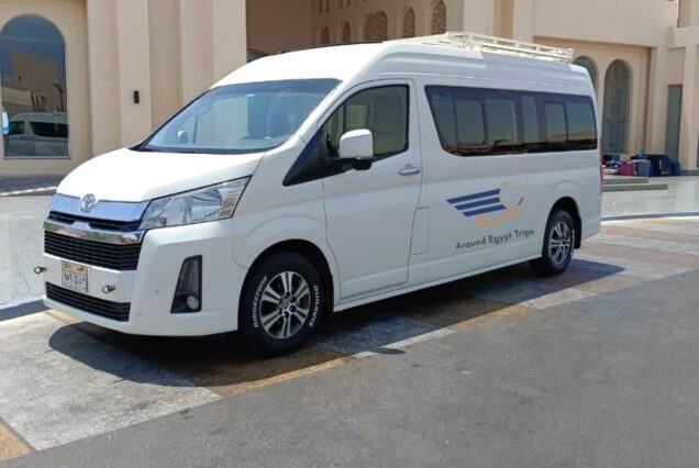 car with driver in Egypt