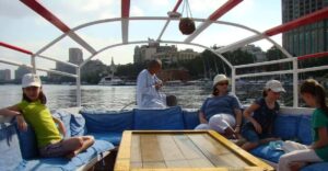 Short Felucca trip on the Nile in Cairo 